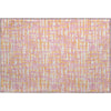 Piper Looms Mayfield Lines AMF1060 Pink Machine Washable Area Rug Scatter Main Image