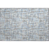 Piper Looms Mayfield Lines AMF1060 Silver Machine Washable Area Rug Scatter Main Image