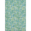 Piper Looms Mayfield Lines AMF1060 Turquoise Machine Washable Area Rug main image
