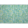 Piper Looms Mayfield Lines AMF1060 Turquoise Machine Washable Area Rug Scatter Main Image