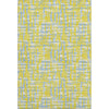 Piper Looms Mayfield Lines AMF1060 Yellow Machine Washable Area Rug main image