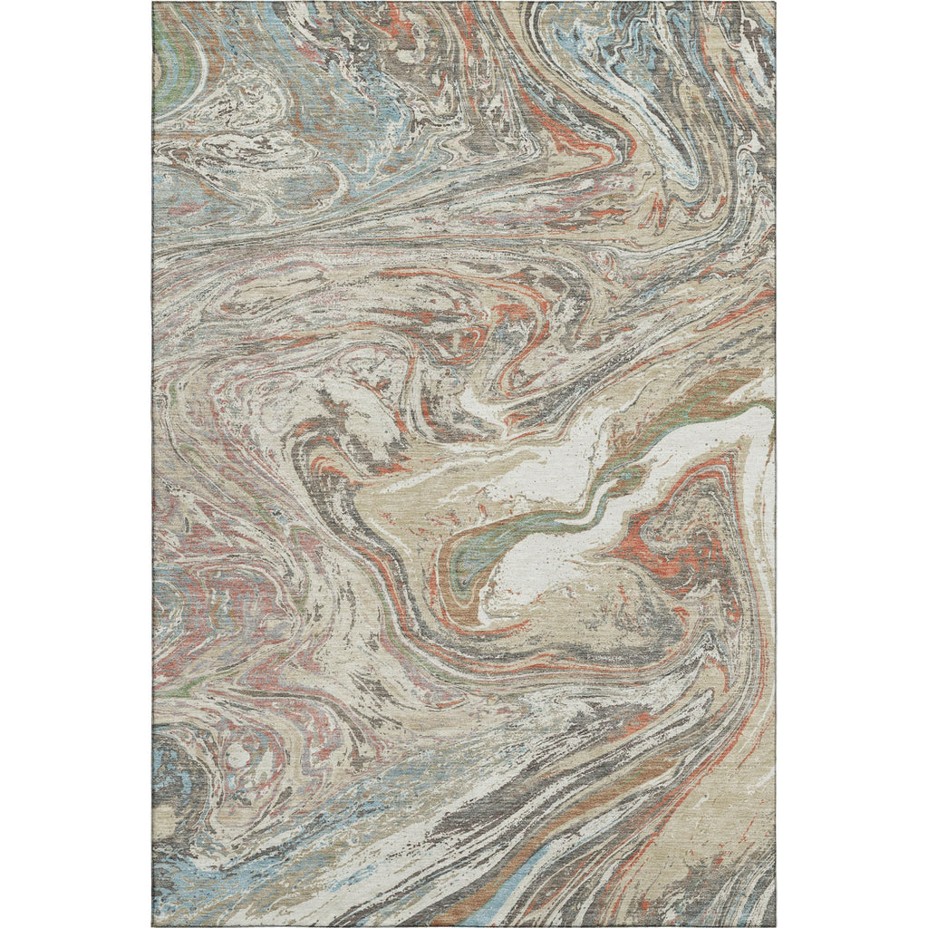 Piper Looms Mayfield Abstract AMF1061 Beige Machine Washable Area Rug main image