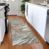 Piper Looms Mayfield Abstract AMF1061 Beige Machine Washable Area Rug Runner Lifestyle Image Feature