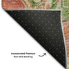 Piper Looms Mayfield Abstract AMF1061 Coral Machine Washable Area Rug Backing Image
