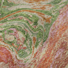Piper Looms Mayfield Abstract AMF1061 Coral Machine Washable Area Rug Swatch Image