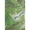 Piper Looms Mayfield Abstract AMF1061 Green Machine Washable Area Rug main image