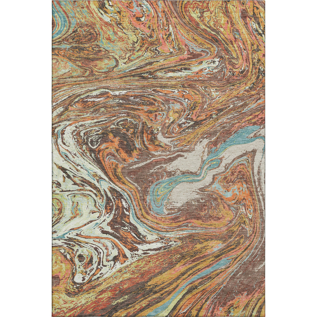 Piper Looms Mayfield Abstract AMF1061 Khaki Machine Washable Area Rug main image