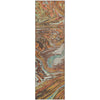 Piper Looms Mayfield Abstract AMF1061 Khaki Machine Washable Area Rug Runner Main Image