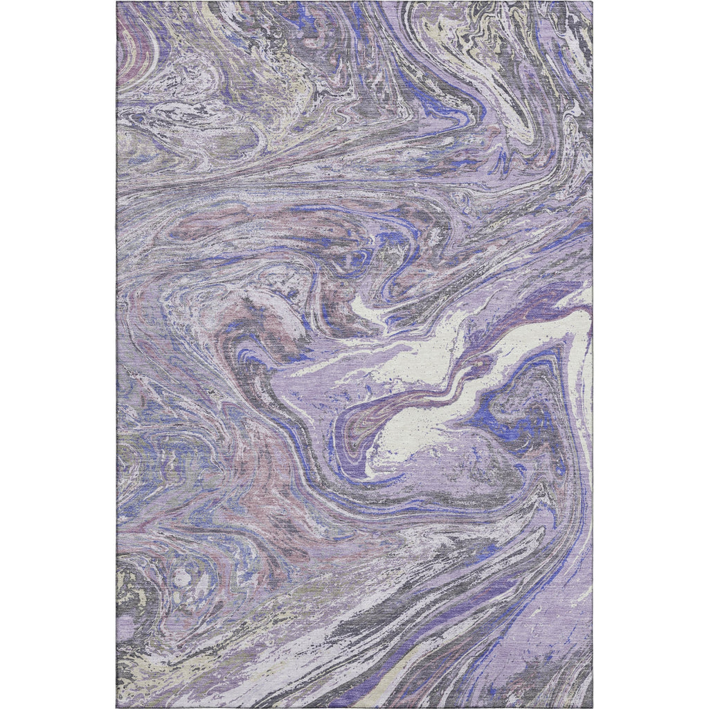 Piper Looms Mayfield Abstract AMF1061 Lavender Machine Washable Area Rug main image