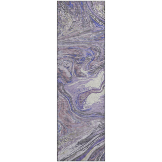 Piper Looms Mayfield Abstract AMF1061 Lavender Machine Washable Area Rug Runner Main Image