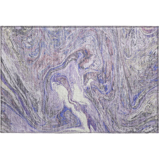 Piper Looms Mayfield Abstract AMF1061 Lavender Machine Washable Area Rug Scatter Main Image