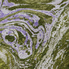 Piper Looms Mayfield Abstract AMF1061 Olive Machine Washable Area Rug Swatch Image