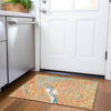 Piper Looms Mayfield Abstract AMF1061 Orange Machine Washable Area Rug Scatter Lifestyle Image Feature
