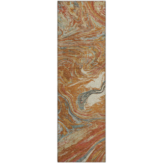 Piper Looms Mayfield Abstract AMF1061 Paprika Machine Washable Area Rug Runner Main Image