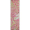 Piper Looms Mayfield Abstract AMF1061 Pink Machine Washable Area Rug Runner Main Image