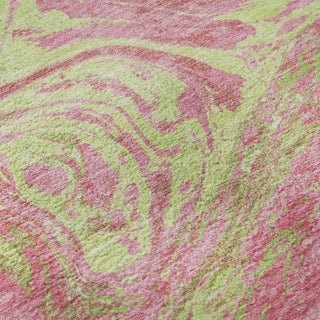 Piper Looms Mayfield Abstract AMF1061 Pink Machine Washable Area Rug Swatch Image