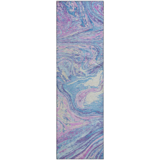 Piper Looms Mayfield Abstract AMF1061 Sky Machine Washable Area Rug Runner Main Image