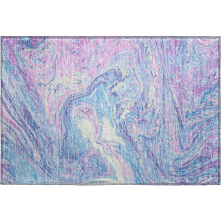 Piper Looms Mayfield Abstract AMF1061 Sky Machine Washable Area Rug Scatter Main Image