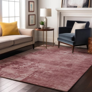 Piper Looms Mayfield Abstract AMF1062 Blush Machine Washable Area Rug Lifestyle Image Feature