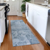 Piper Looms Mayfield Abstract AMF1062 Denim Machine Washable Area Rug Runner Lifestyle Image Feature