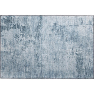 Piper Looms Mayfield Abstract AMF1062 Denim Machine Washable Area Rug Scatter Main Image