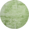 Piper Looms Mayfield Abstract AMF1062 Green Machine Washable Area Rug Round Main Image