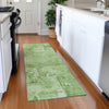 Piper Looms Mayfield Abstract AMF1062 Green Machine Washable Area Rug Runner Lifestyle Image Feature