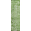 Piper Looms Mayfield Abstract AMF1062 Green Machine Washable Area Rug Runner Main Image