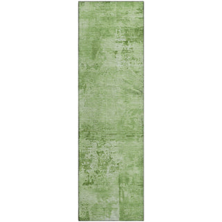 Piper Looms Mayfield Abstract AMF1062 Green Machine Washable Area Rug Runner Main Image