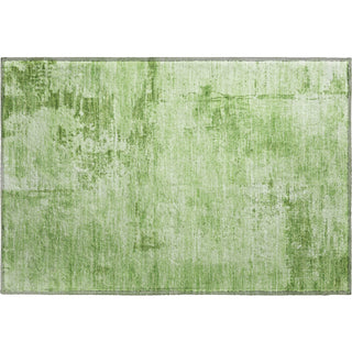 Piper Looms Mayfield Abstract AMF1062 Green Machine Washable Area Rug Scatter Main Image