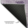 Piper Looms Mayfield Abstract AMF1062 Lavender Machine Washable Area Rug Backing Image