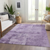 Piper Looms Mayfield Abstract AMF1062 Lavender Machine Washable Area Rug Lifestyle Image Feature