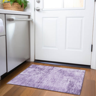 Piper Looms Mayfield Abstract AMF1062 Lavender Machine Washable Area Rug Scatter Lifestyle Image Feature