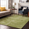 Piper Looms Mayfield Abstract AMF1062 Lime Machine Washable Area Rug Lifestyle Image Feature