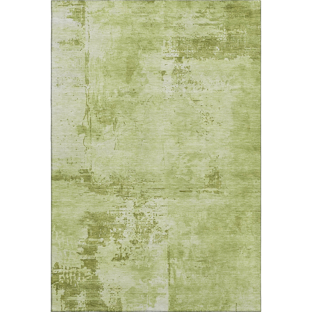 Piper Looms Mayfield Abstract AMF1062 Lime Machine Washable Area Rug main image