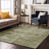 Piper Looms Mayfield Abstract AMF1062 Olive Machine Washable Area Rug Lifestyle Image Feature