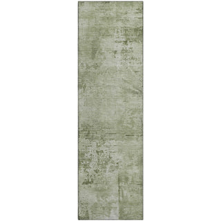 Piper Looms Mayfield Abstract AMF1062 Olive Machine Washable Area Rug Runner Main Image