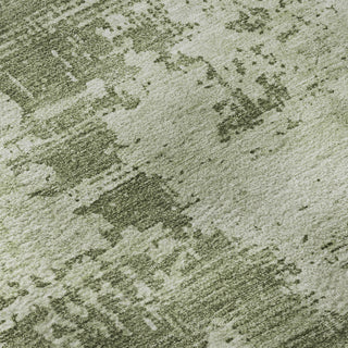 Piper Looms Mayfield Abstract AMF1062 Olive Machine Washable Area Rug Swatch Image