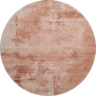Piper Looms Mayfield Abstract AMF1062 Paprika Machine Washable Area Rug Round Main Image