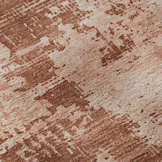 Piper Looms Mayfield Abstract AMF1062 Paprika Machine Washable Area Rug Swatch Image