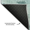 Piper Looms Mayfield Abstract AMF1062 Seafoam Machine Washable Area Rug Backing Image
