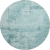 Piper Looms Mayfield Abstract AMF1062 Seafoam Machine Washable Area Rug Round Main Image