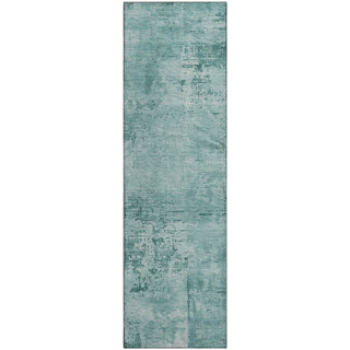 Piper Looms Mayfield Abstract AMF1062 Teal Machine Washable Area Rug Runner Main Image