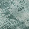 Piper Looms Mayfield Abstract AMF1062 Teal Machine Washable Area Rug Swatch Image