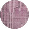 Piper Looms Mayfield Stripes AMF1063 Blush Machine Washable Area Rug Round Main Image