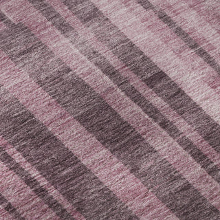 Piper Looms Mayfield Stripes AMF1063 Blush Machine Washable Area Rug Swatch Image