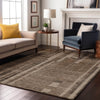 Piper Looms Mayfield Stripes AMF1063 Brown Machine Washable Area Rug Lifestyle Image Feature
