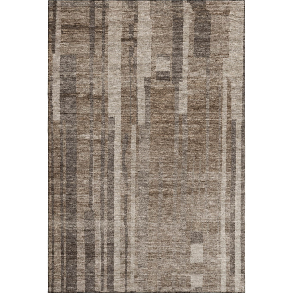 Piper Looms Mayfield Stripes AMF1063 Brown Machine Washable Area Rug main image