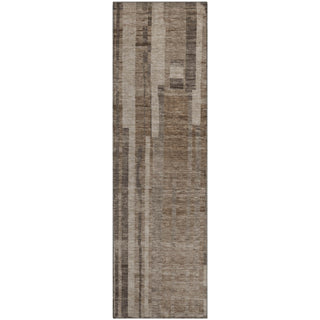 Piper Looms Mayfield Stripes AMF1063 Brown Machine Washable Area Rug Runner Main Image