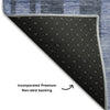 Piper Looms Mayfield Stripes AMF1063 Denim Machine Washable Area Rug Backing Image